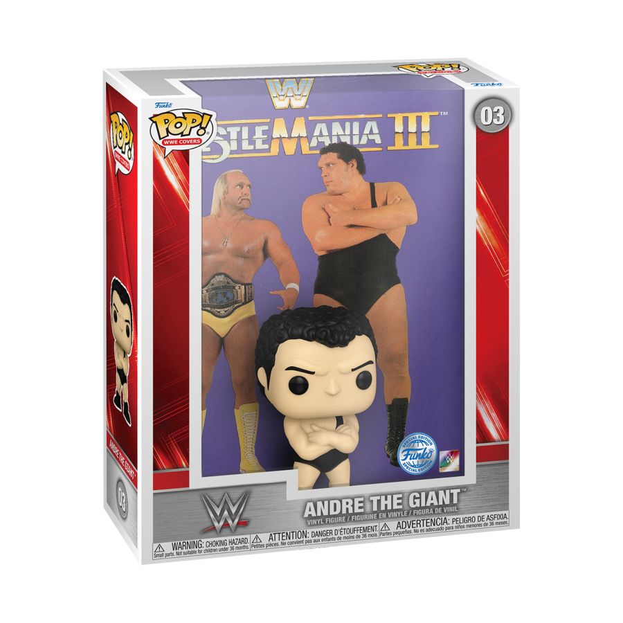 WWE - Hulk vs Andre - Andre the Giant US Exclusive Pop! Cover