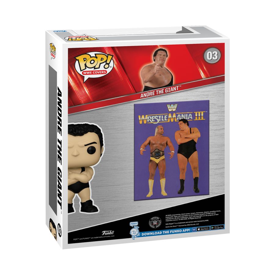 WWE - Hulk vs Andre - Andre the Giant US Exclusive Pop! Cover