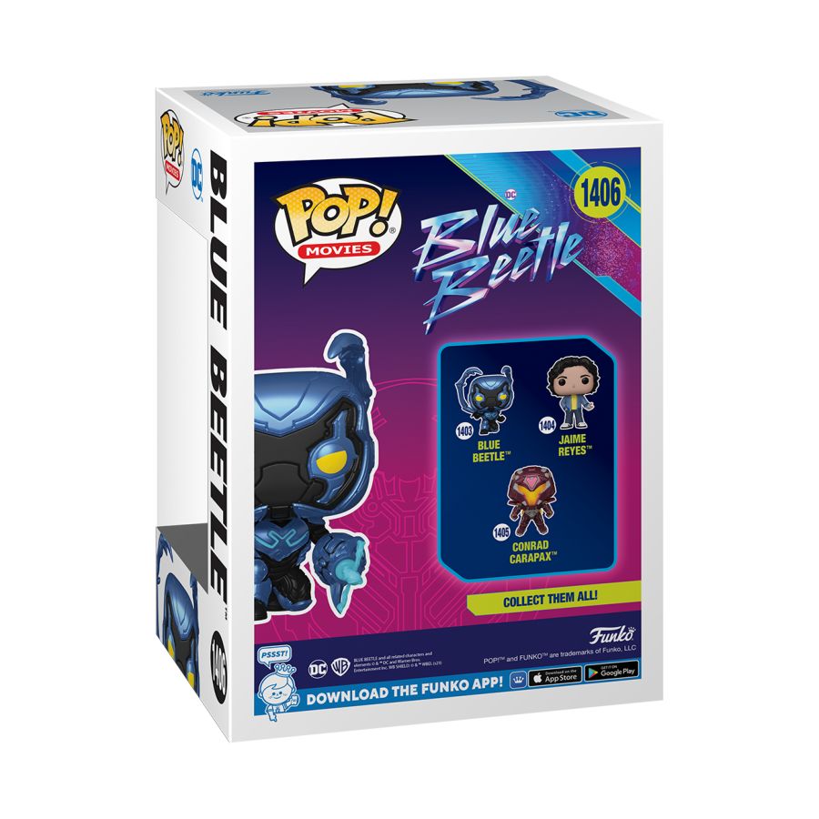 Blue Beetle (2023) - Blue Beetle Glow US Exclusive Pop! Vinyl