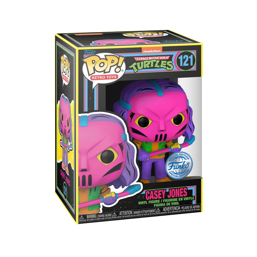 Teenage Mutant Ninja Turtles (Comic) - Casey Jones US Exclusive Blacklight Pop! Vinyl