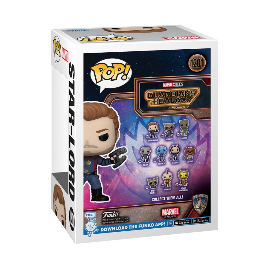 Guardians of the Galaxy: Volume 3 - Star Lord US Exclusive Glow Pop! Vinyl