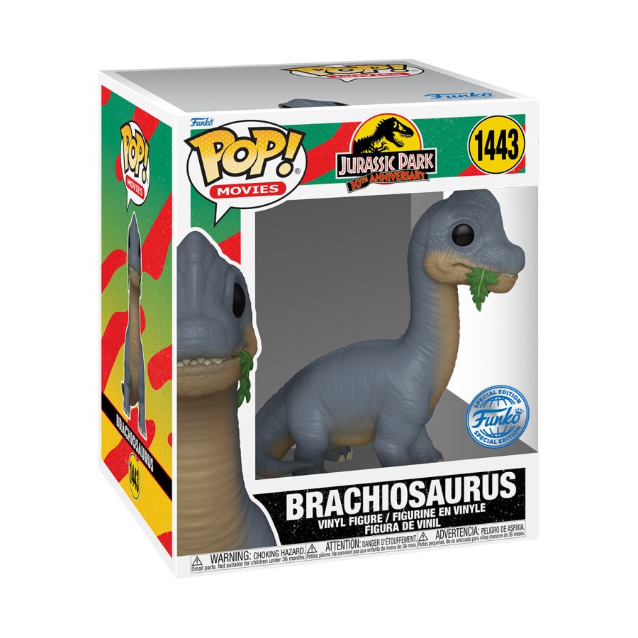 Jurassic Park - Brachiosaurus US Exclusive 6" Pop! Vinyl