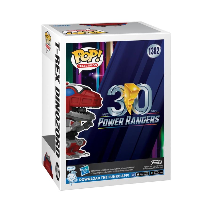 Power Rangers 30th Anniversary - T-Rex Dinozord US Exclusive Pop! Vinyl