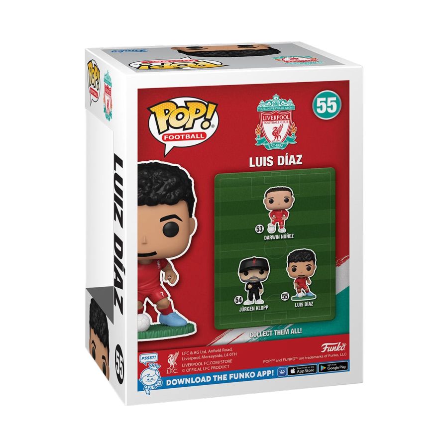 Football: Liverpool FC - Luis Diaz Pop! Vinyl