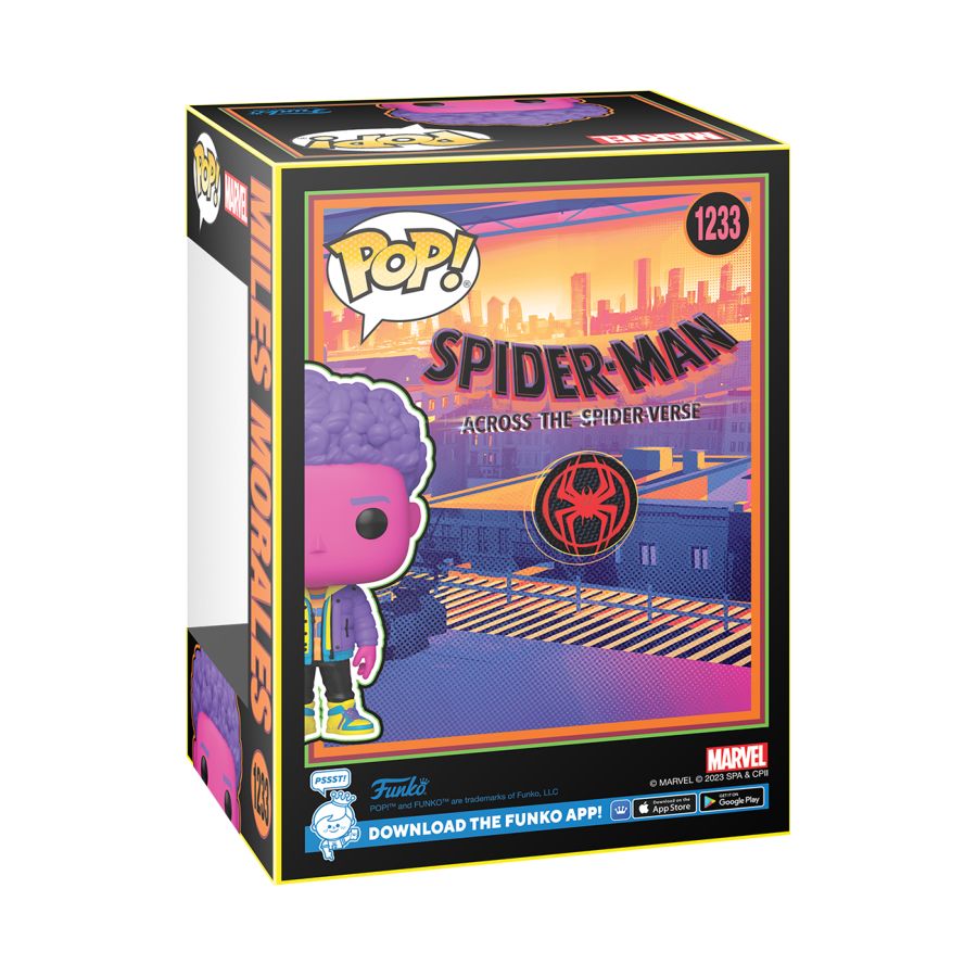 Spider-Man: Across the Spider-Verse - Miles Morales US Exclusive Blacklight Pop! Vinyl