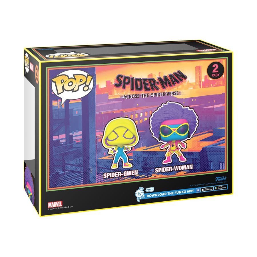 Spider-Man: Across the Spider-Verse - Spider-Gwen & Spider-Woman US Exc BKLT Pop! 2-Pack