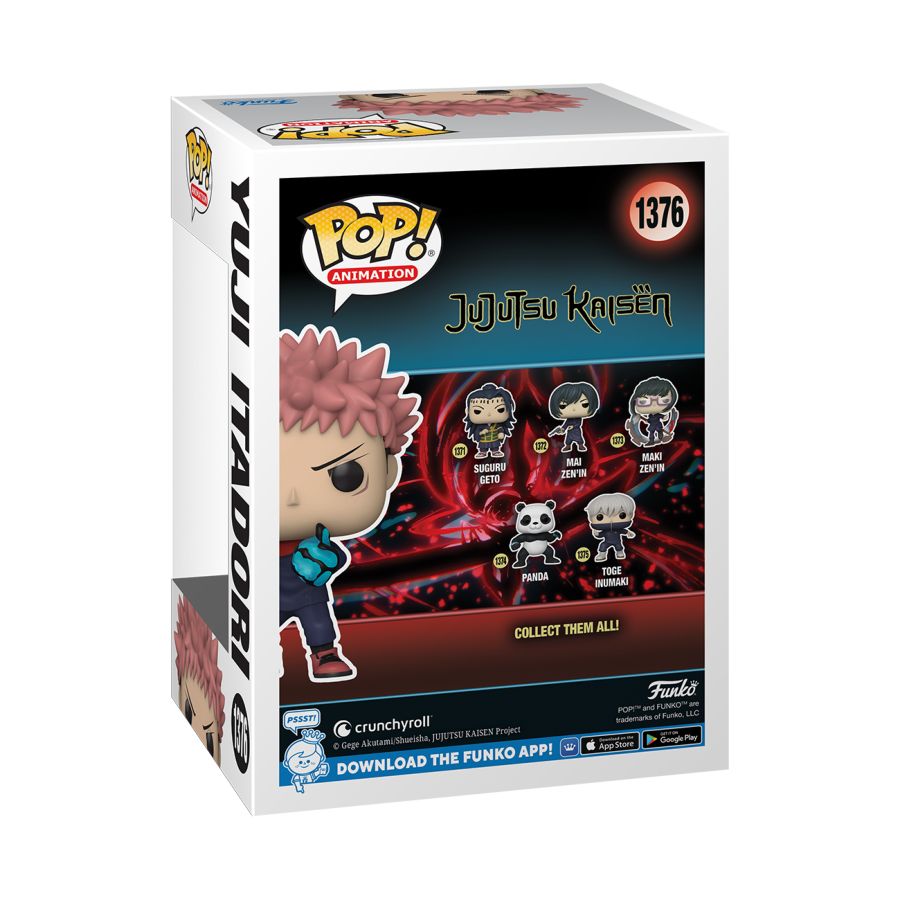 Jujutsu Kaisen - Yuji Itadori Divergent Fist US Exclusive Glow Pop! Vinyl