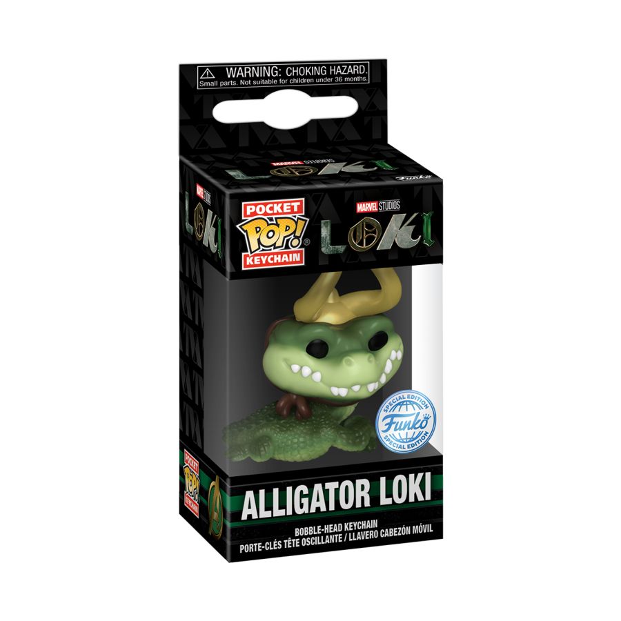 Loki (TV) - Alligator Loki US Exclusive Pop! Keychain