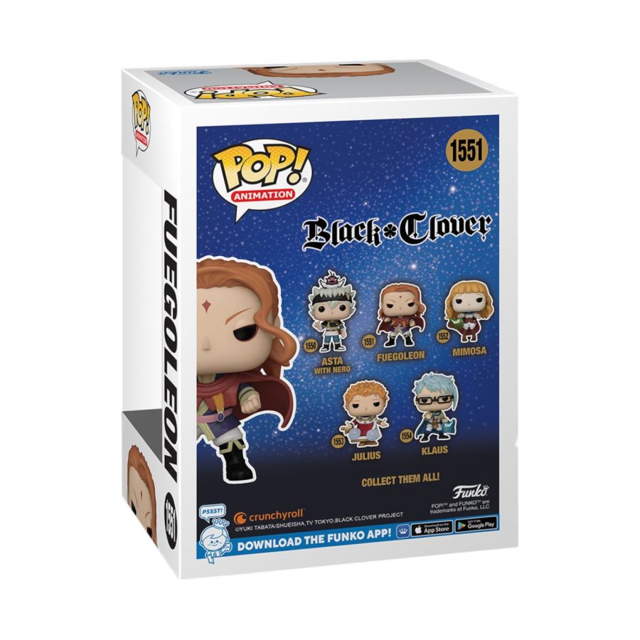 Black Clover - Fuegoleon US Exclusive Glow Pop! Vinyl