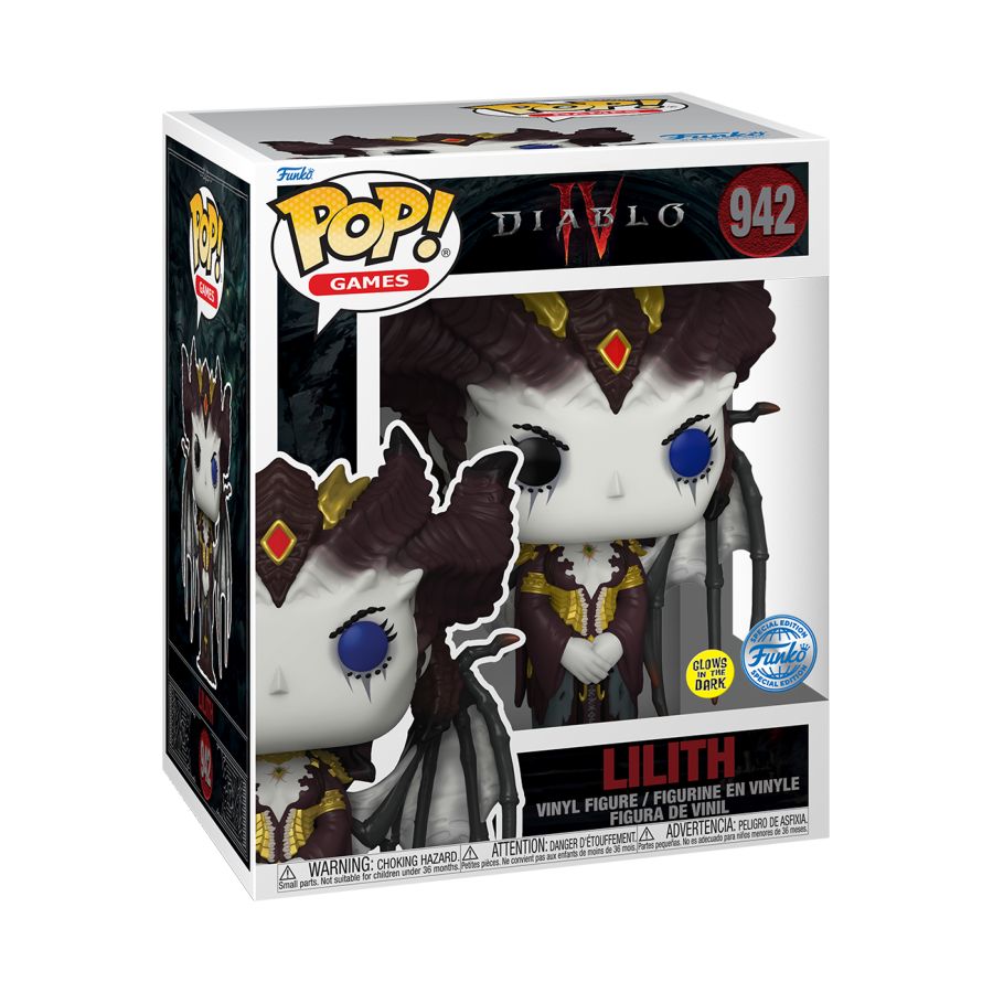 Diablo 4 - Lilith US Exclusive Glow 6" Pop! Vinyl