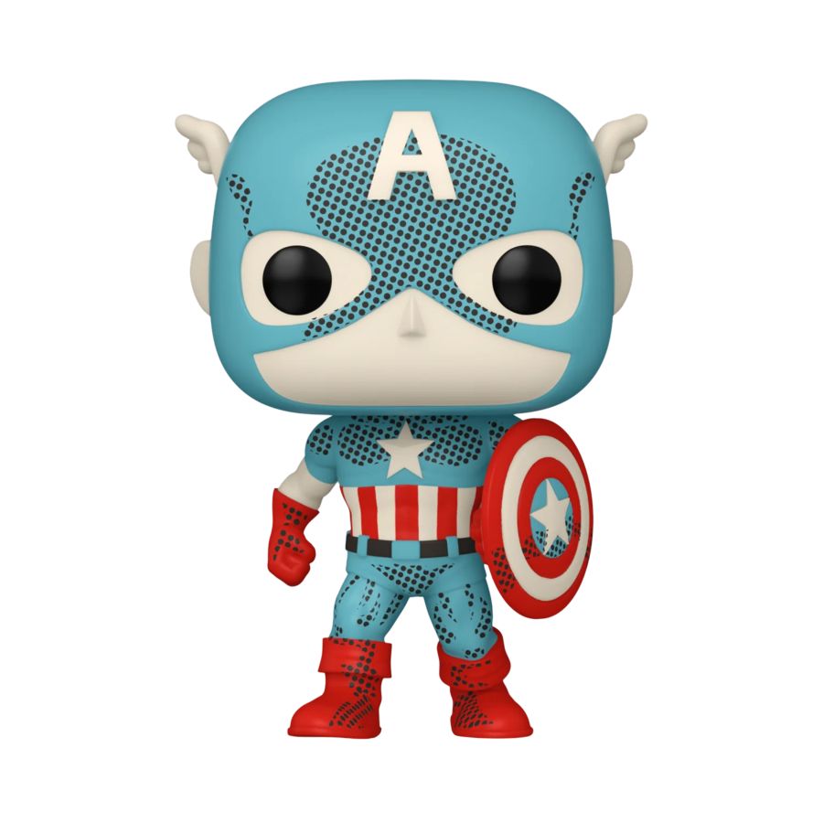 Marvel Comics: D100 - Captain America Retro Reimagined Pop! Vinyl