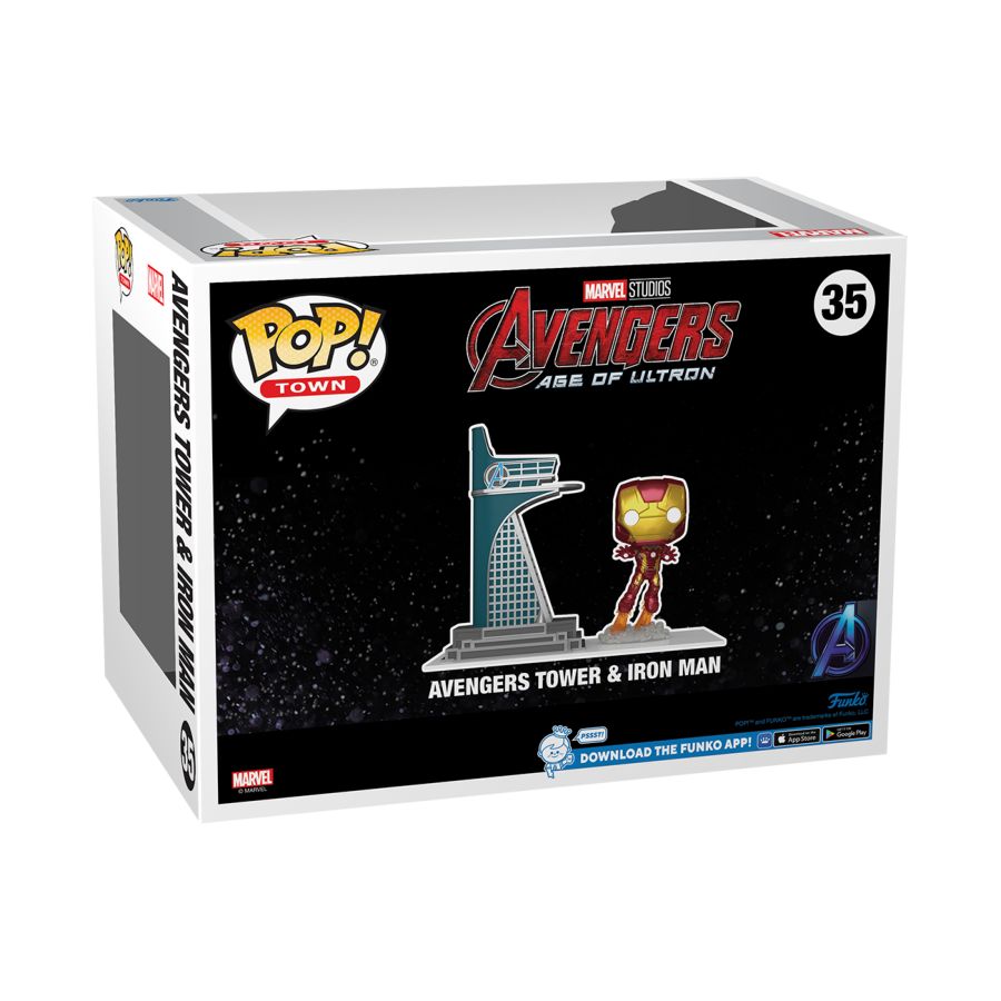 Avengers: Age of Ultron - Avengers Tower & IronMan US Exclusive Glow Pop! Town