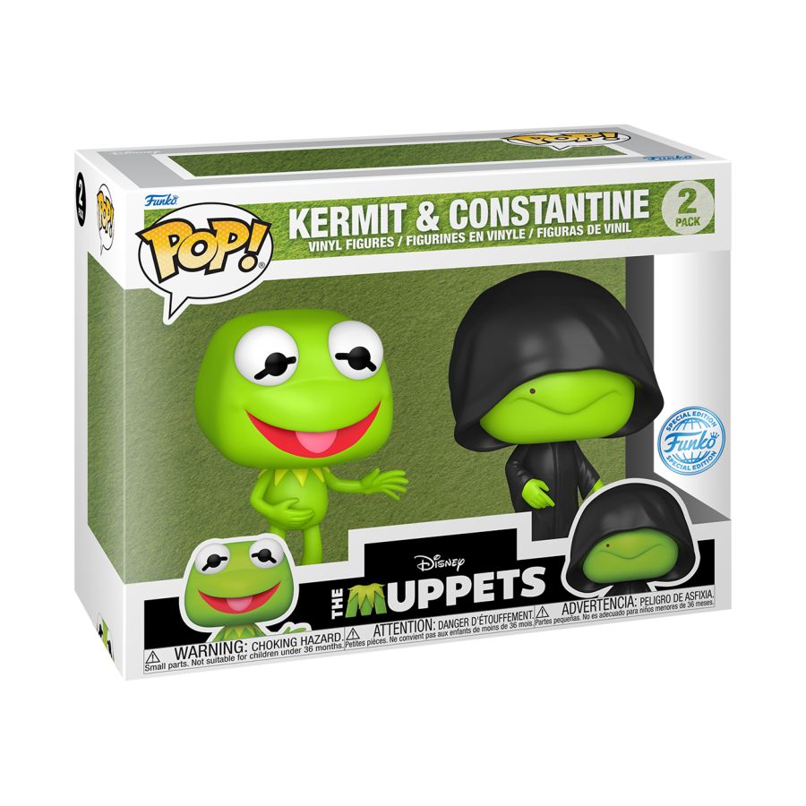 Muppets - Kermit & Constantine US Exclusive Pop! Vinyl 2-Pack