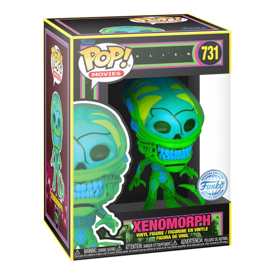 Alien - Xenomorph US Exclusive Blacklight Pop! Vinyl