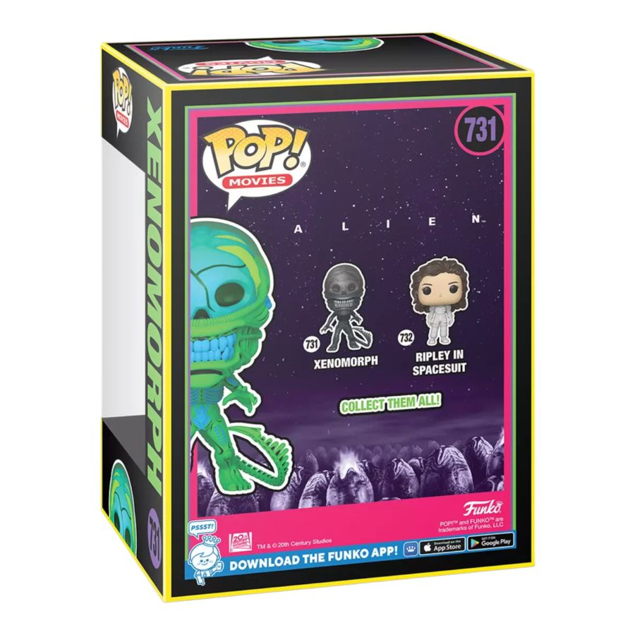 Alien - Xenomorph US Exclusive Blacklight Pop! Vinyl