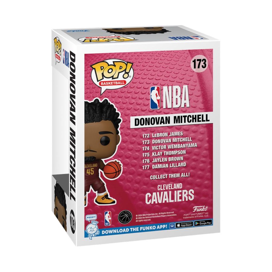 NBA: Cavaliers - Donovan Mitchell Pop! Vinyl