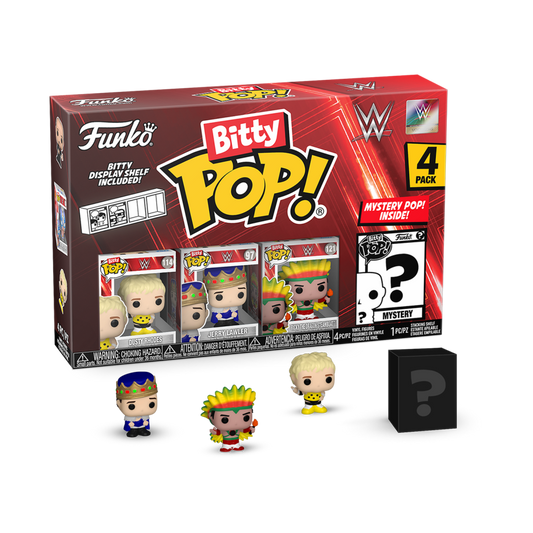 WWE - Dusty Rhodes Bitty Pop! 4-Pack