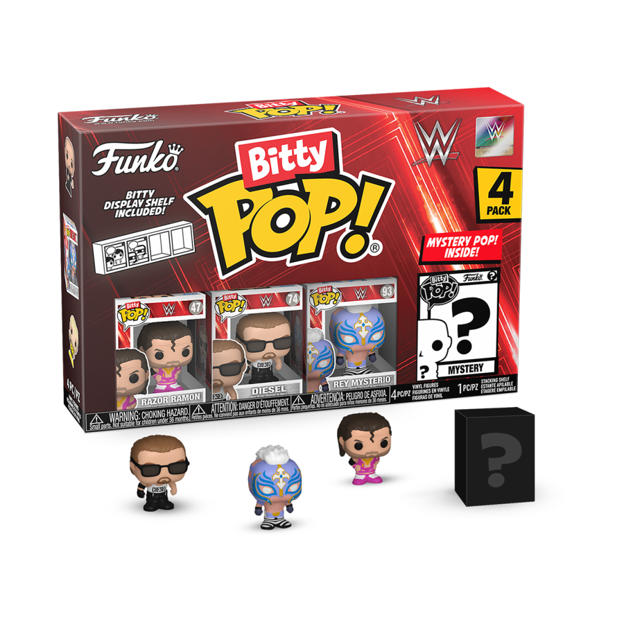 WWE - Razor Ramon Bitty Pop! 4-Pack