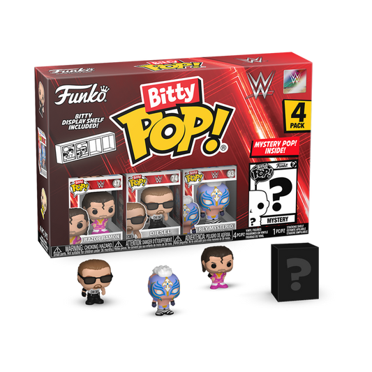 WWE - Razor Ramon Bitty Pop! 4-Pack