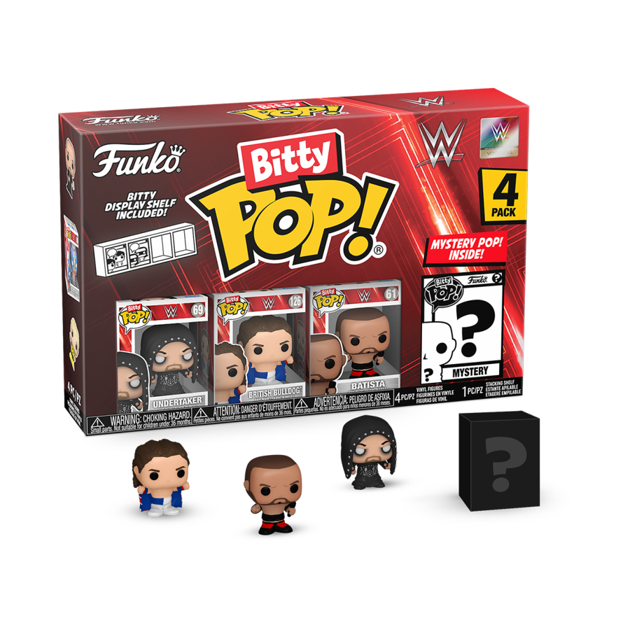 WWE - The Undertaker Bitty Pop! 4-Pack