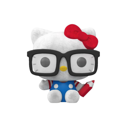 Hello Kitty - Hello Kitty Hipster Nerd with Glasses US Exclusive Flocked Pop! Vinyl