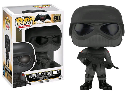 Batman v Superman: Dawn of Justice - Superman Soldier Pop! Vinyl - Ozzie Collectables