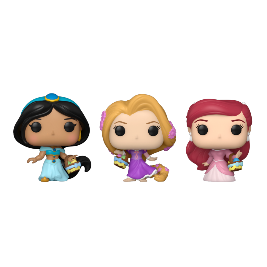 Disney - Rapunzel, Ariel, Jasmine Carrot Pocket Pop! 3-Pack