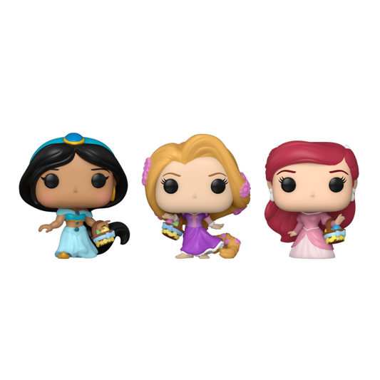 Disney - Rapunzel, Ariel, Jasmine Carrot Pocket Pop! 3-Pack