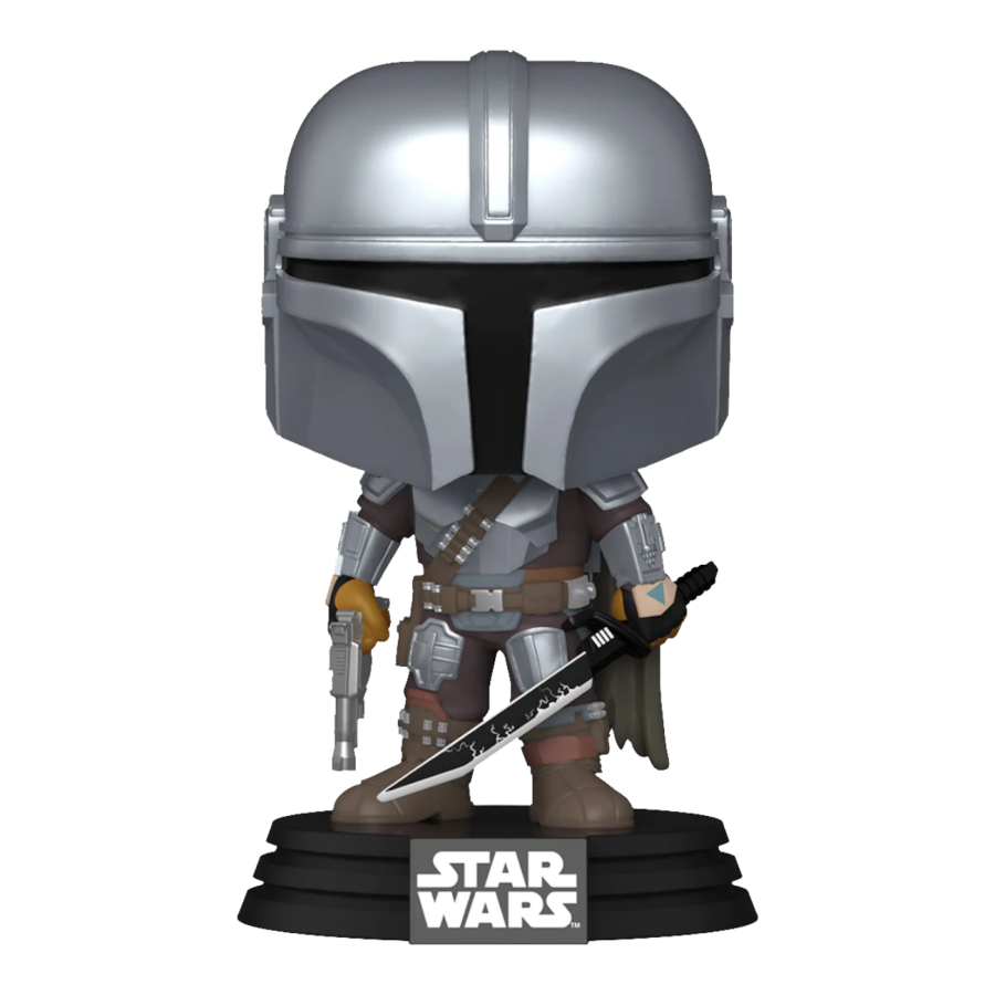 Star Wars: Mandalorian - Mandalorian with DarkSaber Pop! Vinyl