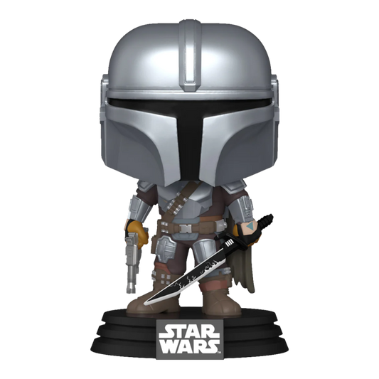 Star Wars: Mandalorian - Mandalorian with DarkSaber Pop! Vinyl