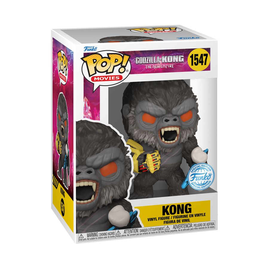 Godzilla vs Kong: The New Empire - Kong (Battle) US Exclusive Pop! Vinyl