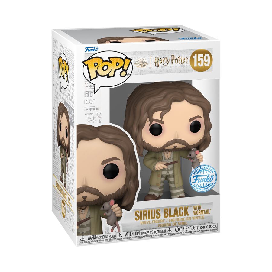 Harry Potter - Sirius Black with Wormtail US Exclusive Pop! Vinyl