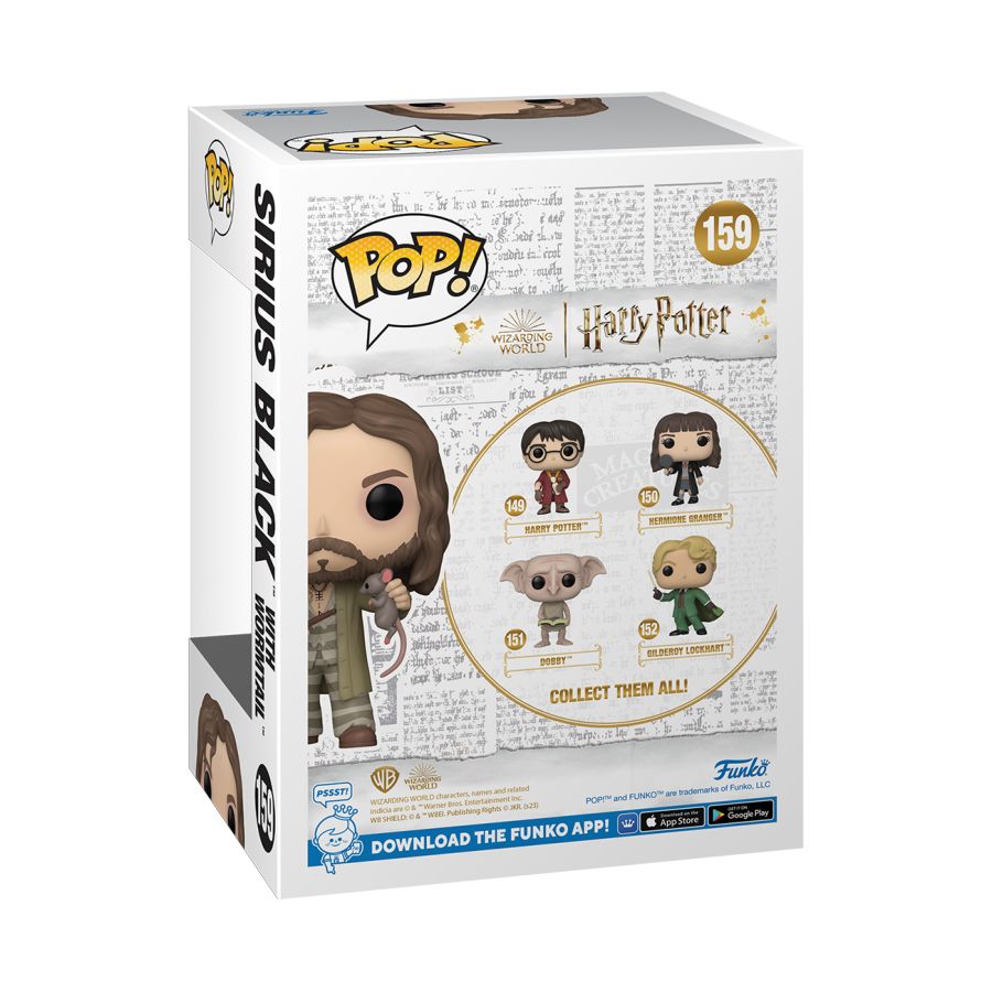 Harry Potter - Sirius Black with Wormtail US Exclusive Pop! Vinyl