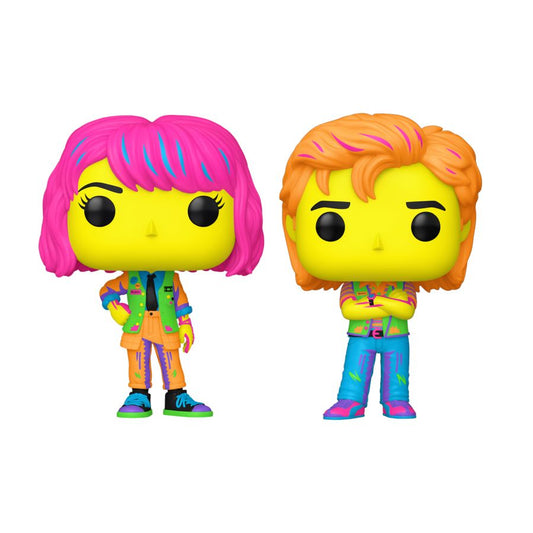 Stranger Things - Robin & Steve US Exclusive Blacklight Pop! 2-Pack