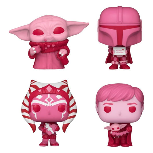 Star Wars: Valentines 2024 - Pink US Exclusive Pocket Pop! 4-Pack Heart Box