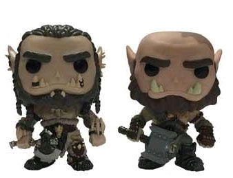 Warcraft Movie - Durotan & Orgrim US Exclusive Pop! Vinyl 2 Pack - Ozzie Collectables