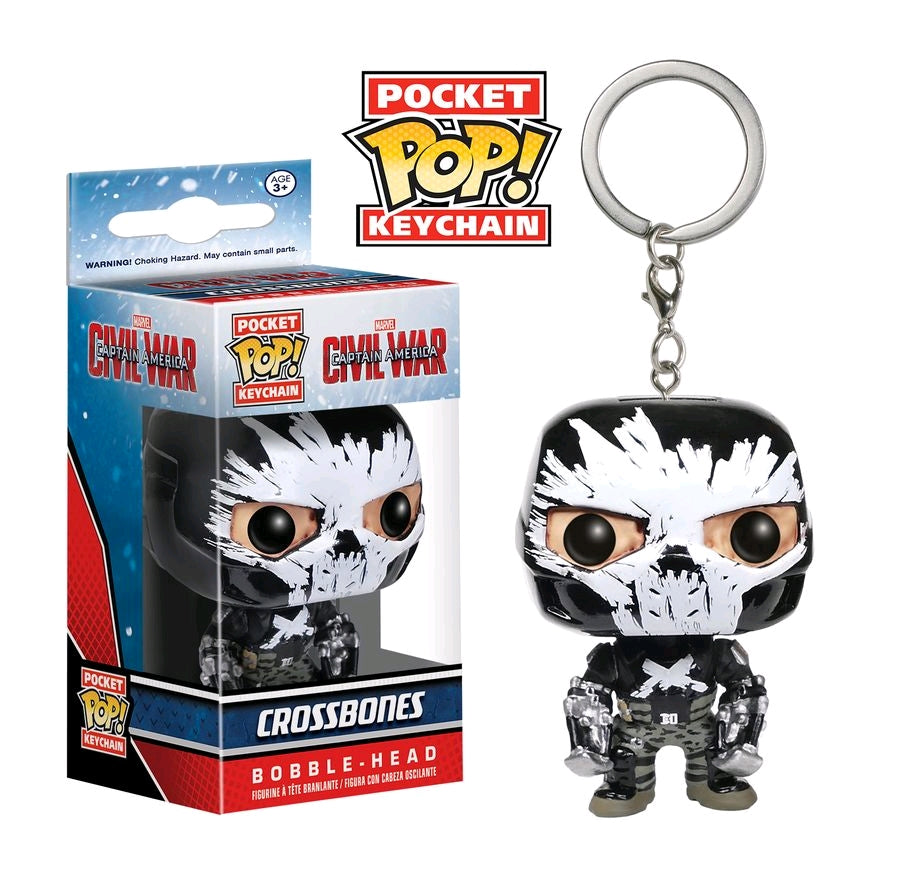 Captain America 3: Civil War - Crossbones Pocket Pop! Keychain - Ozzie Collectables