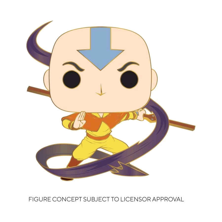 Avatar The Last Airbender - Aang 4" Pop! Enamel Pin