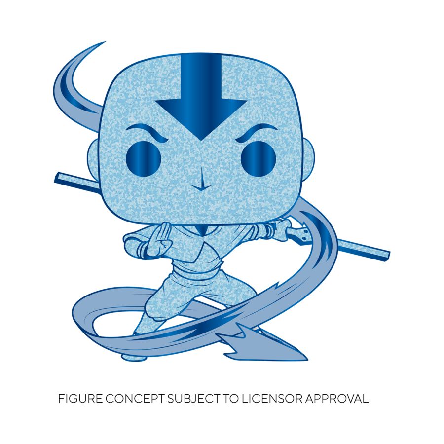 Avatar The Last Airbender - Aang 4" Pop! Enamel Pin