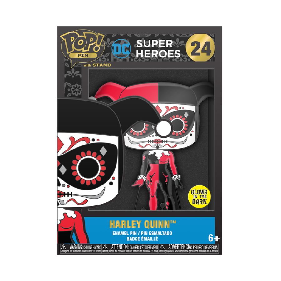 DC Comics - Harley Quinn (Day of the Dead) 6" Pop! Pin