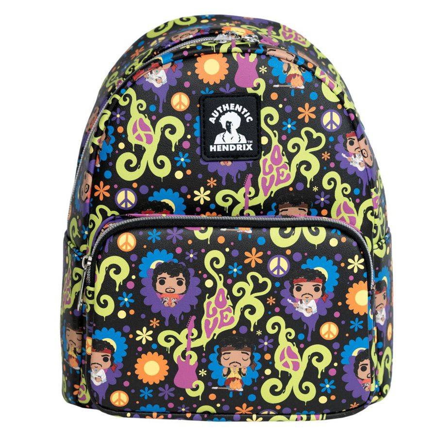 Jimi Hendrix - Love & Flowers Mini Backpack