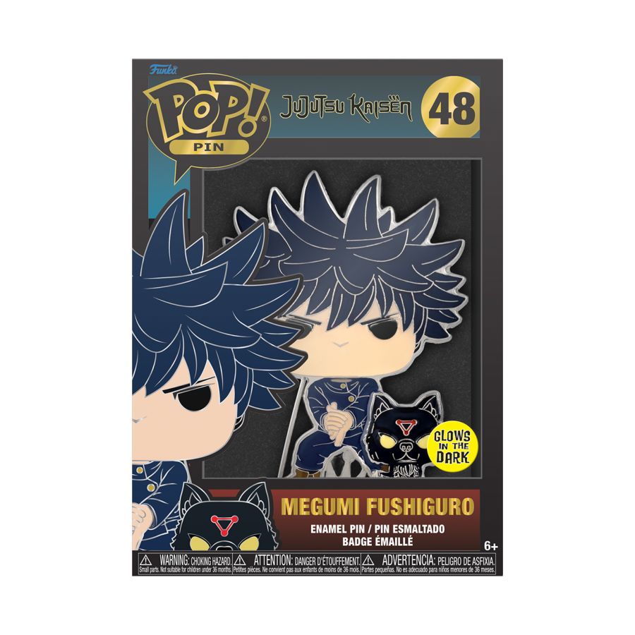 Jujutsu Kaisen - Megumi Fushiguro 4" Enamel Pop! Pin