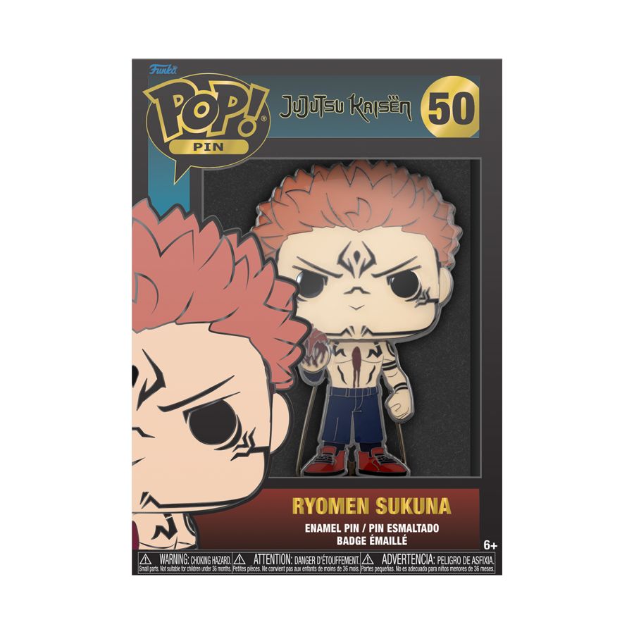 Jujutsu Kaisen - Ryomen Sukuna 4" Enamel Pop! Pin