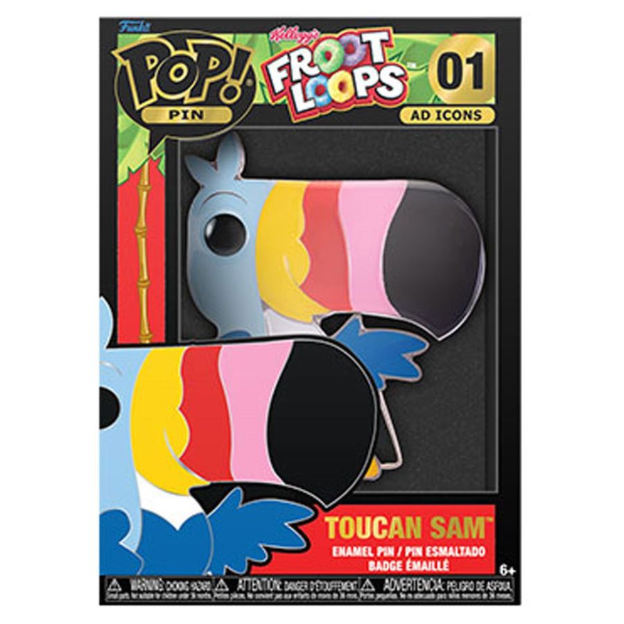 Froot Loops - Toucan Sam 4" Pop! Enamel Pin