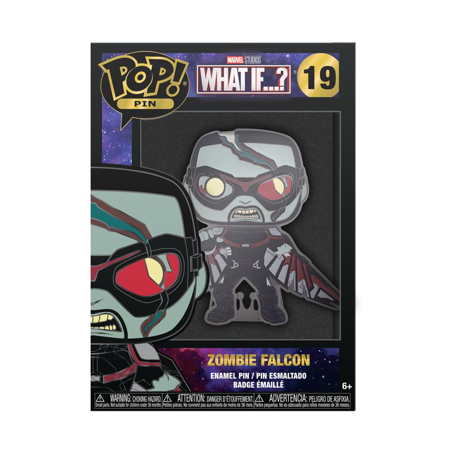 What If - Zombie Falcon 4" Pop! Enamel Pin