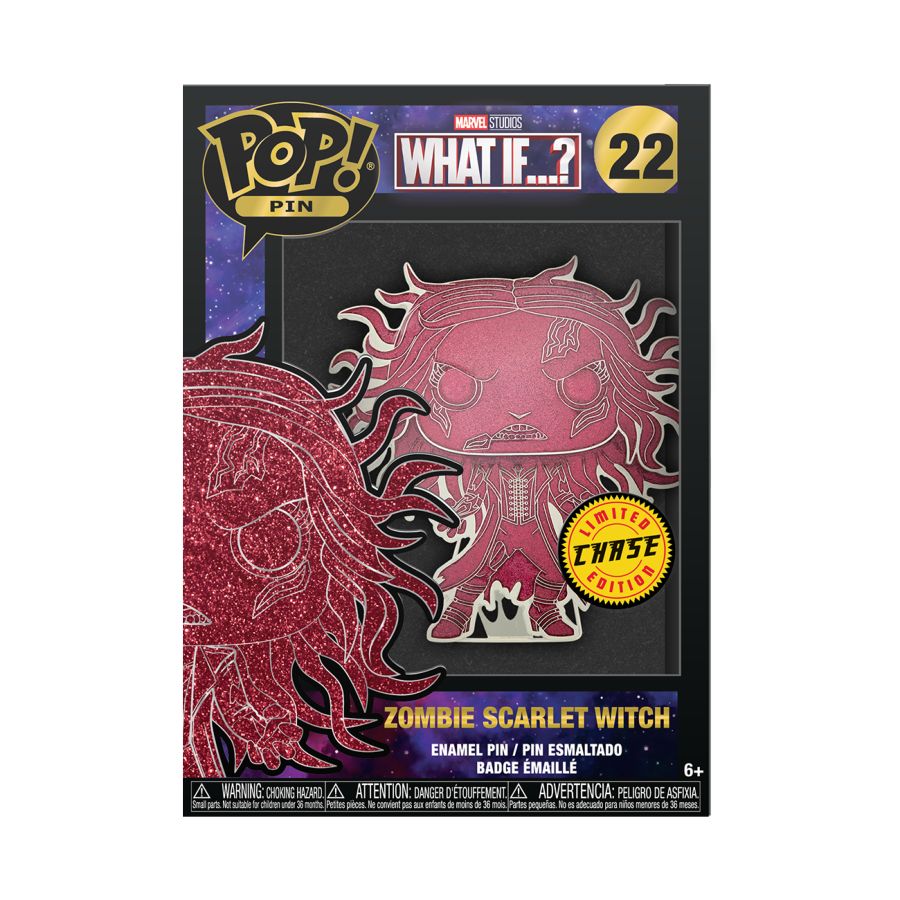 What If - Zombie Scarlet Witch 4" Pop! Enamel Pin