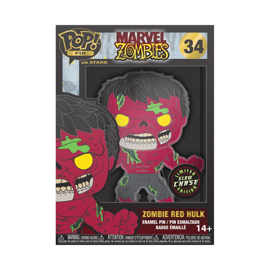 Marvel Comics - Zombie Hulk 6" Pop! Pin