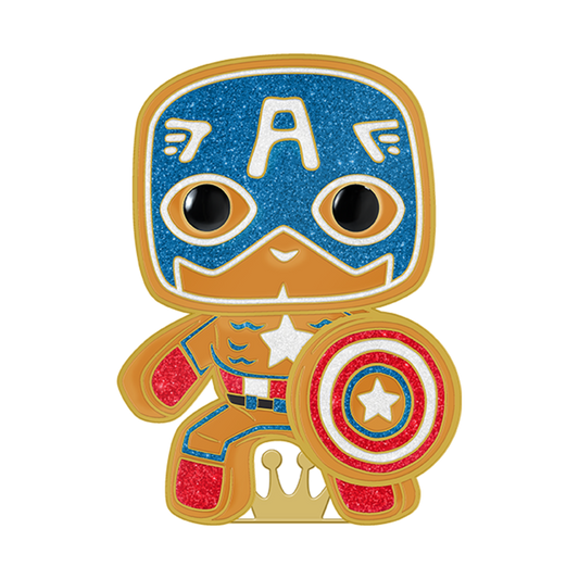 Marvel Comics - Captain America Gingerbread Enamel Pop! Pin