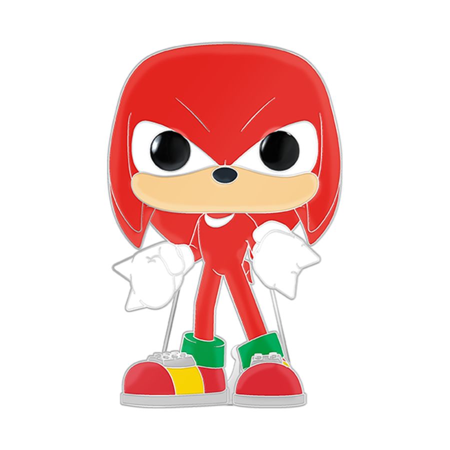 Sonic the Hedgehog - Knuckles Glow Enamel Pop! Pin