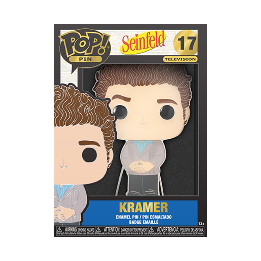 Seinfeld - Kramer 4" Pop! Enamel Pin